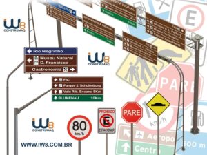 Fabricação de Placas de Sinalização de Trânsito Grupo IW8 Garante Qualidade