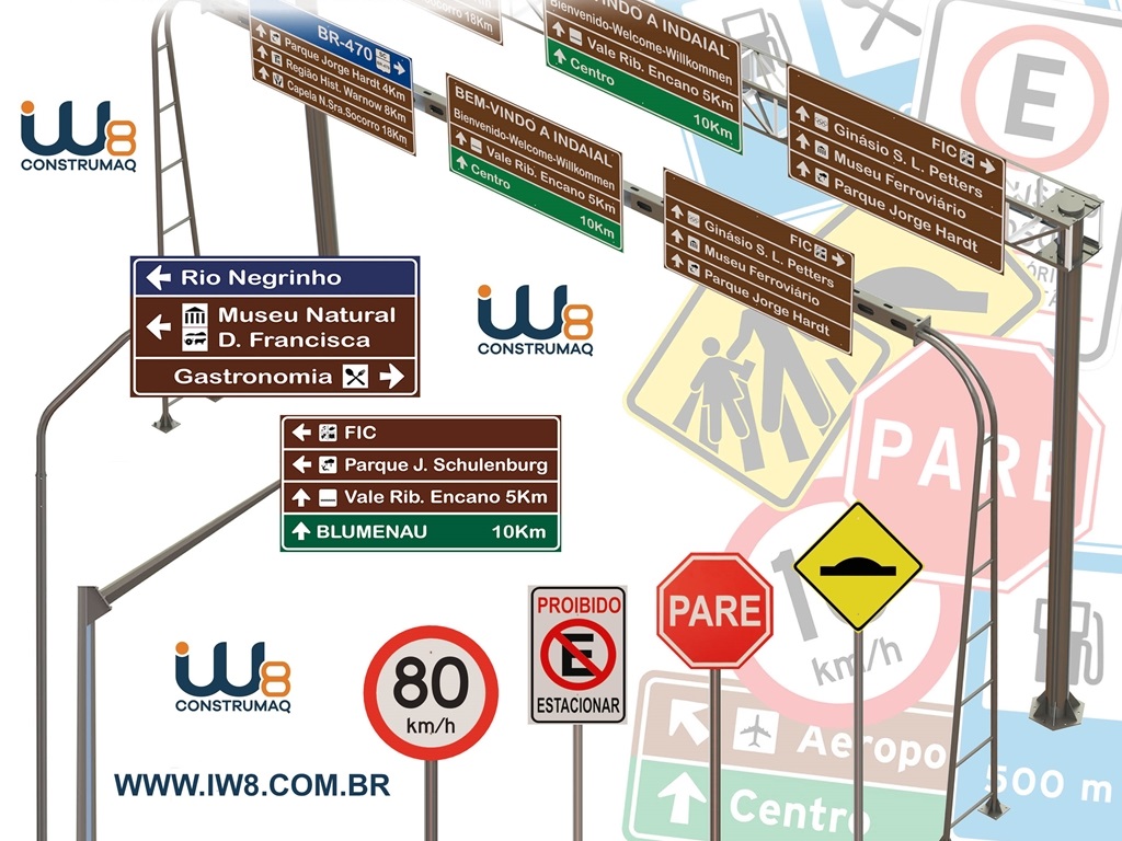 Fabricação de Placas de Sinalização de Trânsito Grupo IW8 Garante Qualidade