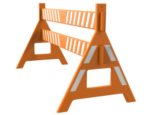 cavalete duplo dois metros laranja