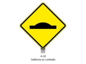 A-18 Saliência ou Lombada