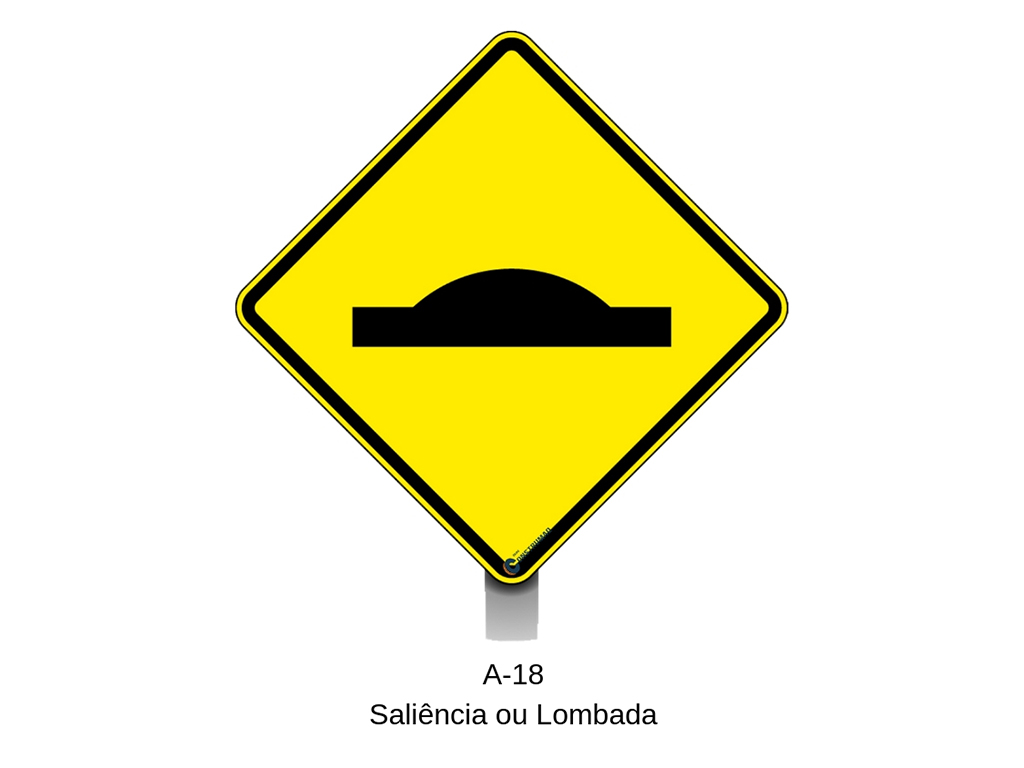 A-18 Saliência ou Lombada
