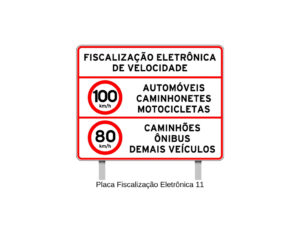 Placa Fiscalização Eletrônica 11