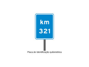 Placa de Identificação quilométrica 01Placa de Identificação quilométrica 01