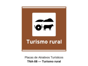 Placas de Atrativos Turísticos TNA-08 — Turismo rural