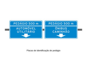 Placas de Identificação de pedágio 02