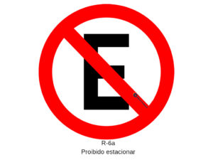 R-6a Proibido estacionar